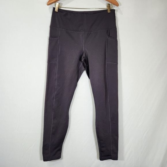 90 Degree By Reflex Pants - 90 Degree By Reflex Black Leggings Modern Slim-Fit
